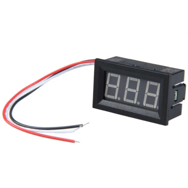 لوحه رقميه / Digital Panel Voltmeter DC 0-100V
