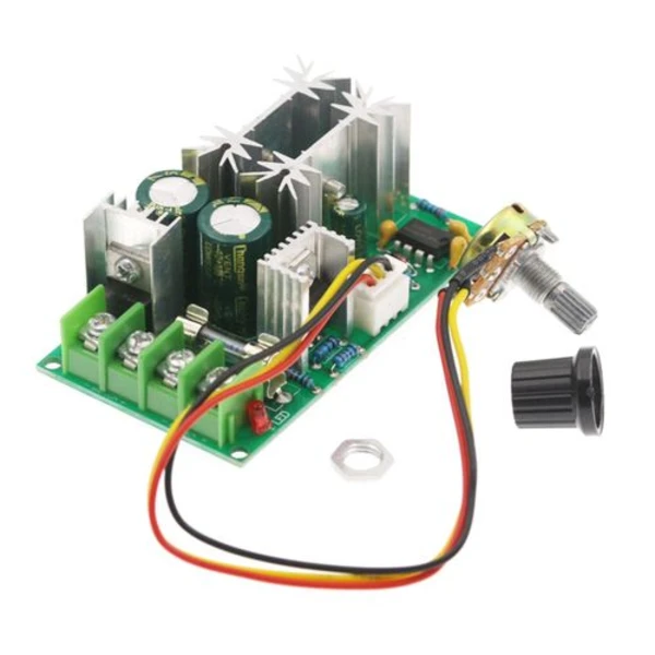وحدة تحكم محرك / 10-60V 20A PWM DC Motor Speed Controller High Power Drive Module