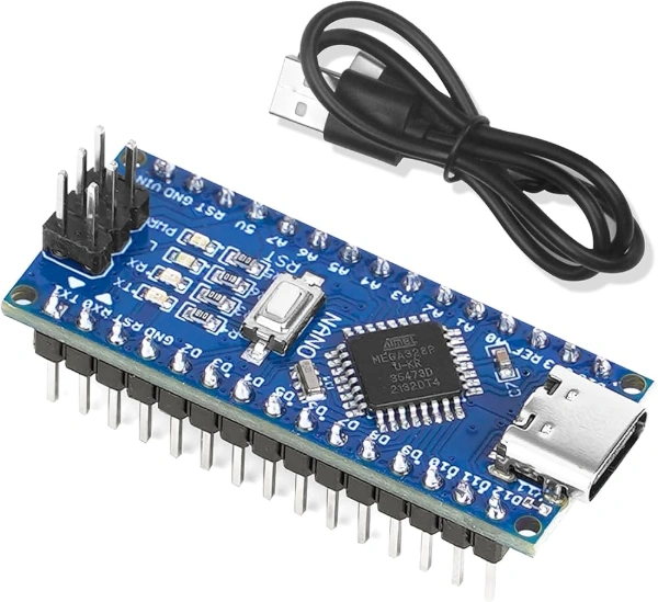 أردوينو نانو V3.0 مع كابل USB Type-C-  Arduino Nano V3.0 Board Type c