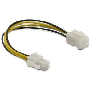 محول كابل طاقة اربع دبابيس من ذكر إلى أنثى بطول 20 سم / 4PIN 20CM ATX MALE TO FEMALE POWER SUPPLY CABLE ADAPTER