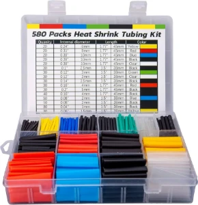 مجموعة أنابيب الانكماش الحراري / Heat Shrink Tube Set, 580 Pieces Heat Shrink Tubing