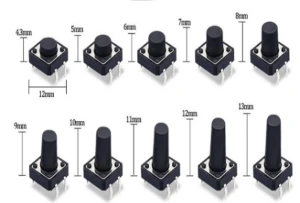 مفتاح زر الضغط / tactile switch 12*12