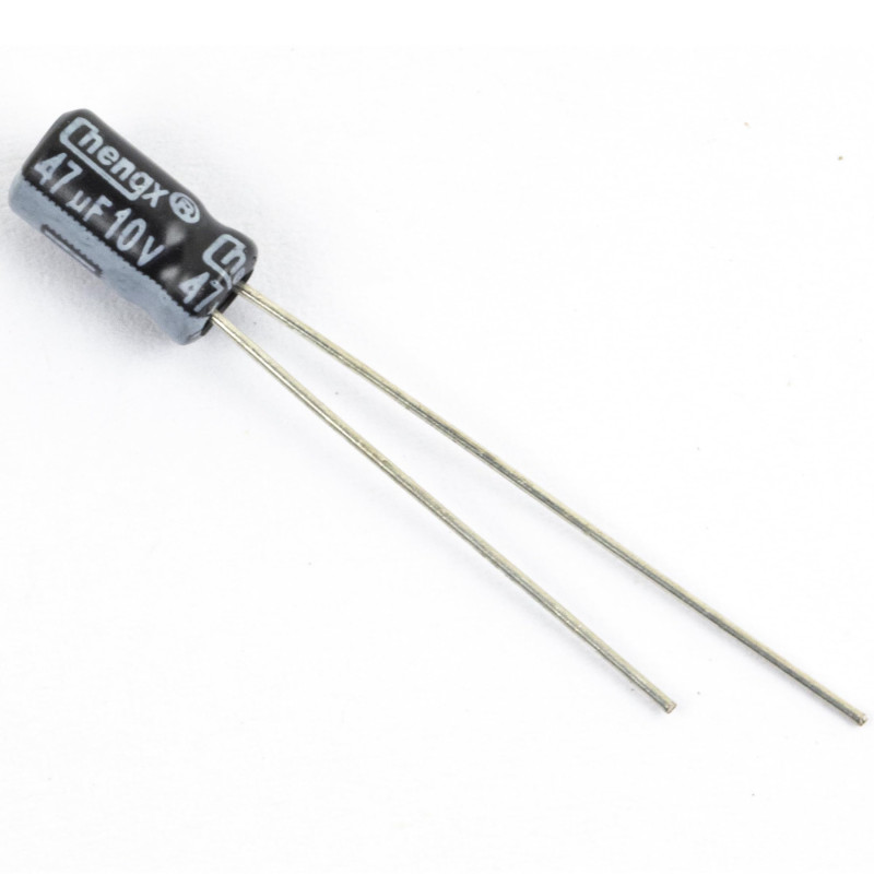 مكثف كيميائي / Chemical Capacitor 47UF-10V