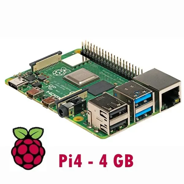 راسبيري باي 4 مع رام 4 جيجابايت / Raspberry Pi 4 4GB RAM