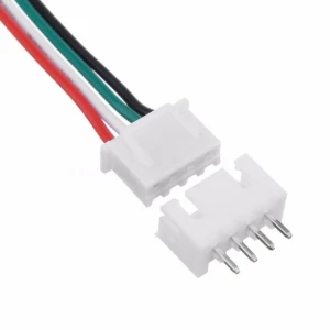 موصل مع قاعده بورد باربع دبابيس بطول 15سم / 4 Pin 1 Set Mini Micro JST XH 2.54mm 3 Pin Connector Plug With Wires 15cm