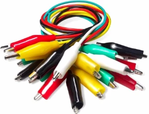 مجموعة من (10 قطع) من المشابك التمساح الكهربائية / Alligator Clips Electrical (10pcs)