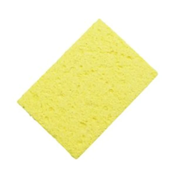 اسفنجة تنظيف رأس كاوي اللحام / 3.5*5CM Yellow Cleaning Sponge Cleaner for Enduring Electric Welding Soldering Iron