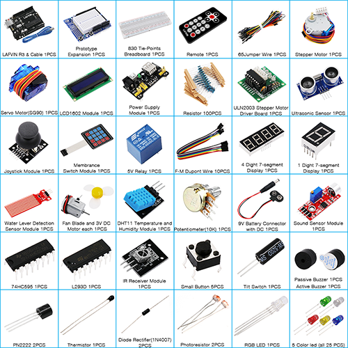 حقيبة اردوينو اونو / Arduino Uno R3 Starter Kit