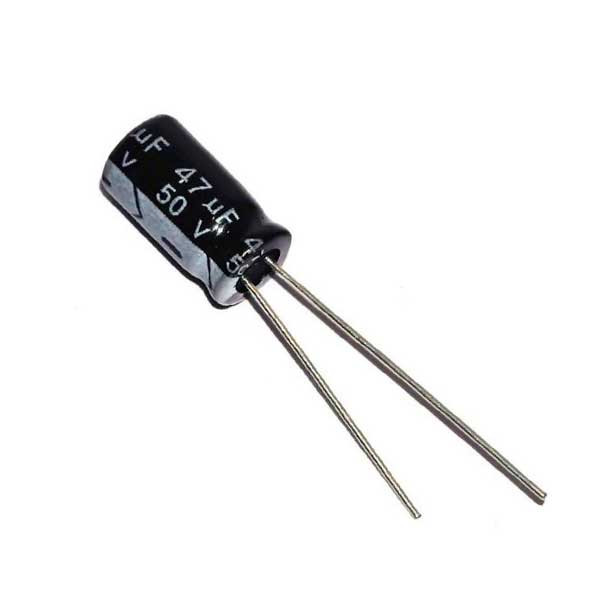 مكثف كيميائي / Chemical  Capacitor 0.47 UF-50V