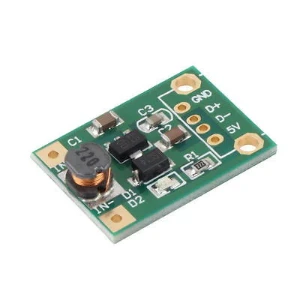 محول رفع الجهد المستمر  / DC-DC Boost Converter Step Up Module 1-5V to 5V 500mA Power Module